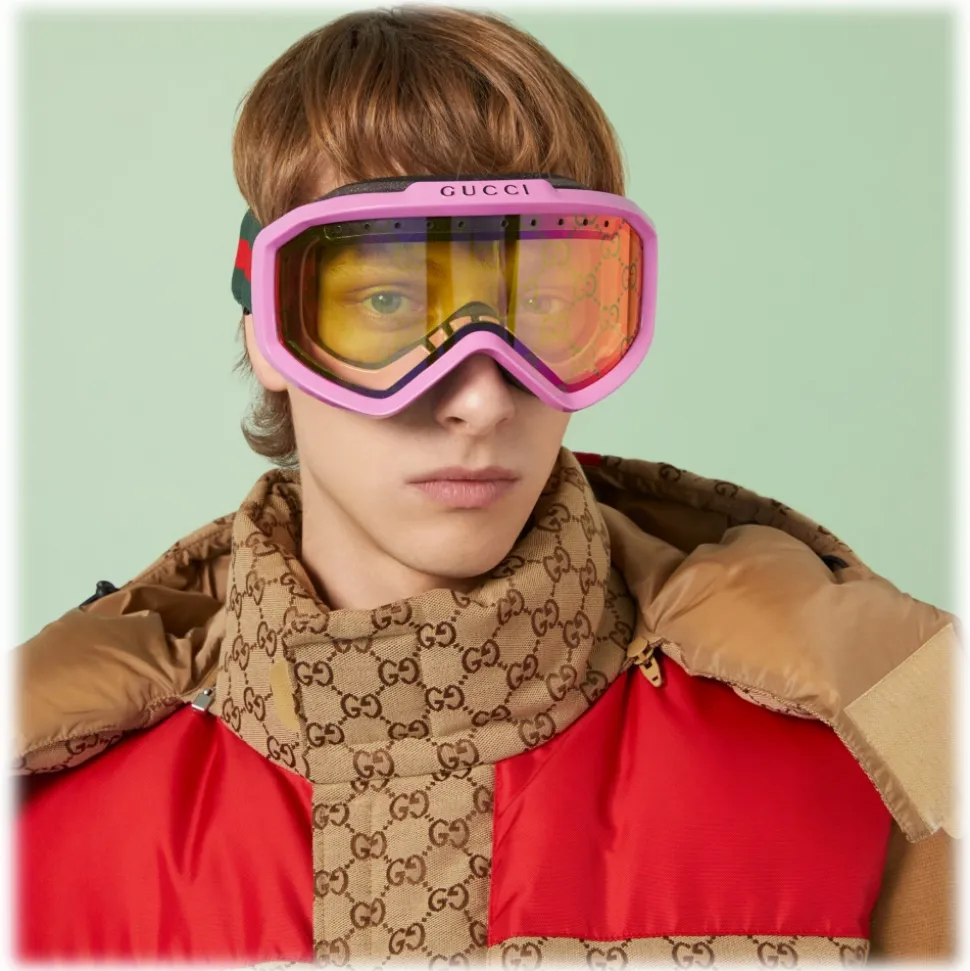 Gucci - Ski Goggles - Pink Yellow - Gucci Eyewear - Avvenice