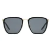 Gucci - Square Acetate and Metal Sunglasses - Black Gold - Gucci Eyewear - Avvenice