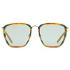 Gucci - Square Acetate and Metal Sunglasses - Tortoiseshell - Gucci Eyewear - Avvenice