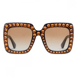 Gucci - Square Acetate Sunglasses Elton John - Dark Blue - Gucci Eyewear - Avvenice