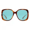 Gucci - Square Acetate Sunglasses - Turtle - Gucci Eyewear - Avvenice