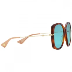 Gucci - Square Acetate Sunglasses - Turtle - Gucci Eyewear - Avvenice