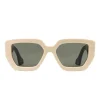 Gucci - Square Acetate Sunglasses - Mix Black Ivory - Gucci Eyewear - Avvenice