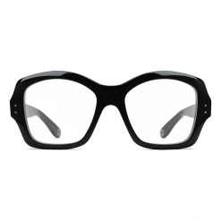 Gucci - Square Acetate Sunglasses - Black Gold Details - Gucci Eyewear - Avvenice