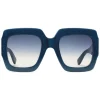 Gucci - Square Acetate Sunglasses - Blue - Gucci Eyewear - Avvenice