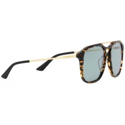 Gucci - Square Acetate Sunglasses - Dark Spotted Turtle - Gucci Eyewear - Avvenice