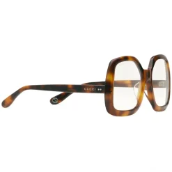 Gucci - Square Acetate Sunglasses - Turtle Light Yellow - Gucci Eyewear - Avvenice