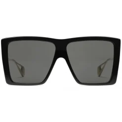 Gucci - Square Frame Sunglasses - Black - Gucci Eyewear - Avvenice