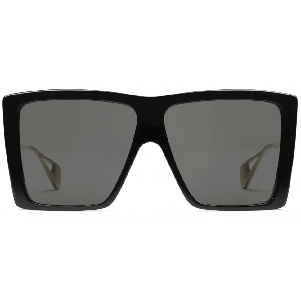 Gucci - Square Frame Sunglasses - Black - Gucci Eyewear - Avvenice