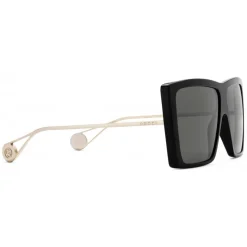 Gucci - Square Frame Sunglasses - Black - Gucci Eyewear - Avvenice