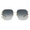Gucci - Square Metal Sunglasses - Grey - Gucci Eyewear - Avvenice
