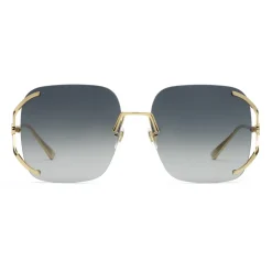 Gucci - Square Metal Sunglasses - Grey - Gucci Eyewear - Avvenice
