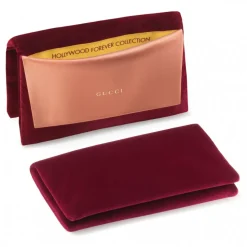 Gucci - Square Oversize Acetate Sunglasses - Pink with Crystals - Gucci Eyewear - Avvenice