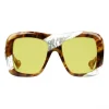 Gucci - Square Oversize Frame Acetate Sunglasses - Tortoiseshell and White Mother of Pearl - Gucci Eyewear - Avvenice