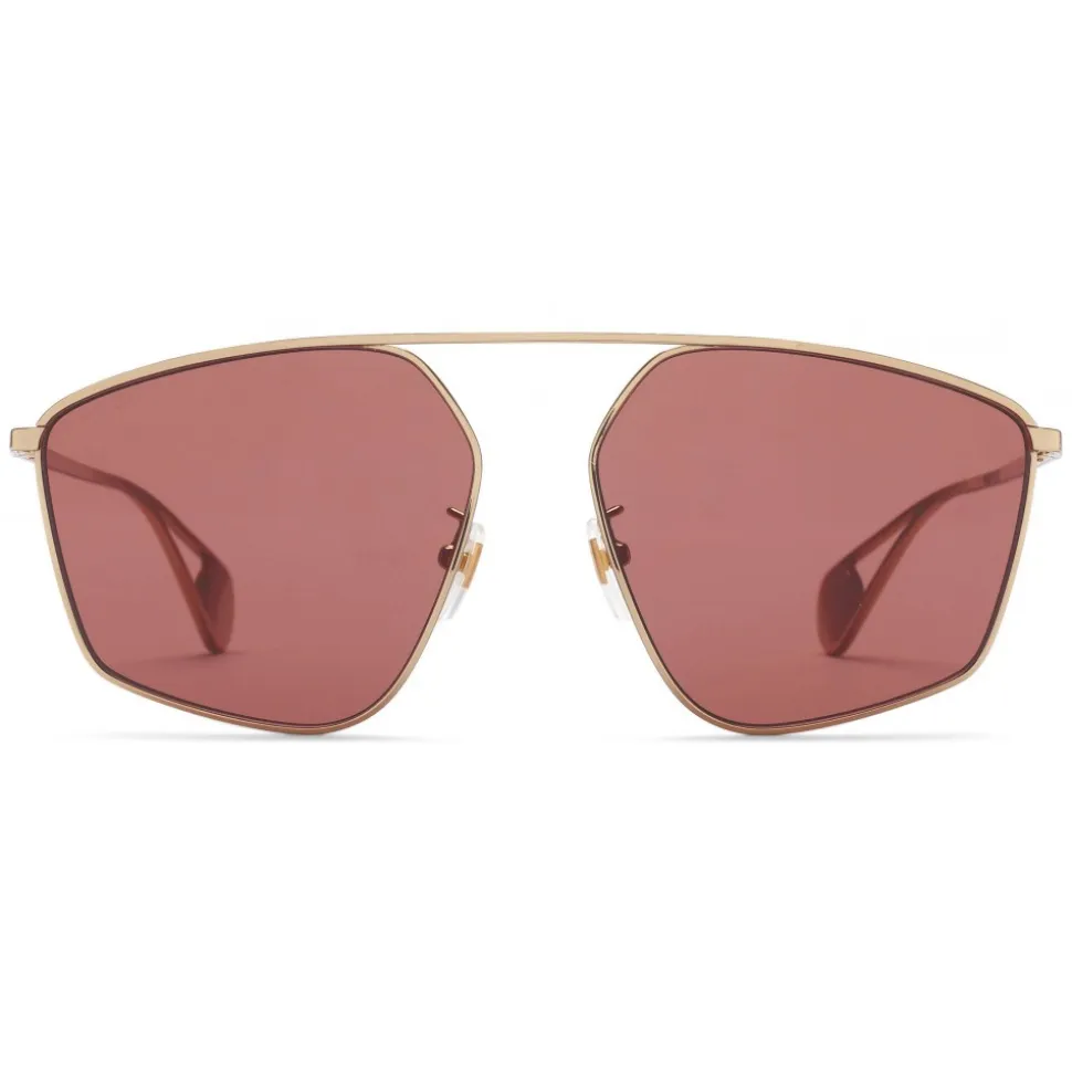 Gucci - Square Sunglasses with Optimal Fit - Pink - Gucci Eyewear - Avvenice