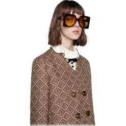 Gucci - Square Sunglasses - Tortoise - Gucci Eyewear - Avvenice