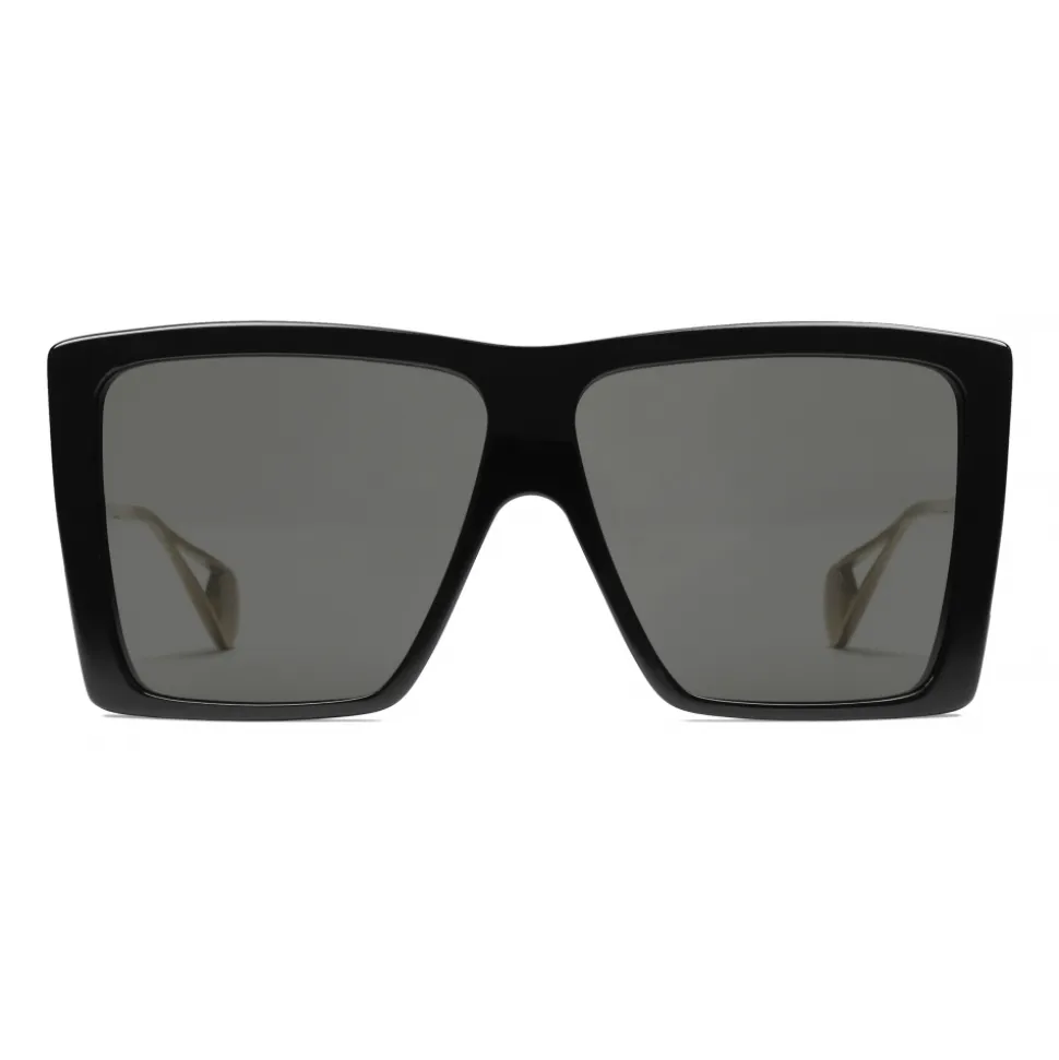 Gucci - Square-Frame Sunglasses - Black - Gucci Eyewear - Avvenice