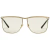 Gucci - Square-Frame Sunglasses - Gold - Gucci Eyewear - Avvenice