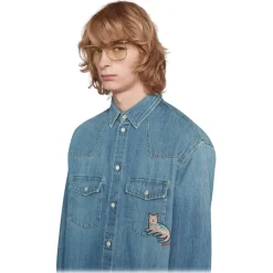 Gucci - Square-Frame Sunglasses - Gold - Gucci Eyewear - Avvenice