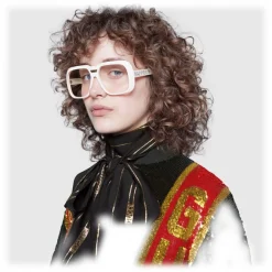 Gucci - Sunglasses Gucci-Dapper Dan - White - Gucci Eyewear - Avvenice