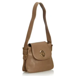 Gucci Vintage - 1973 Leather Shoulder Bag - Brown - Leather Handbag - Luxury High Quality - Avvenice