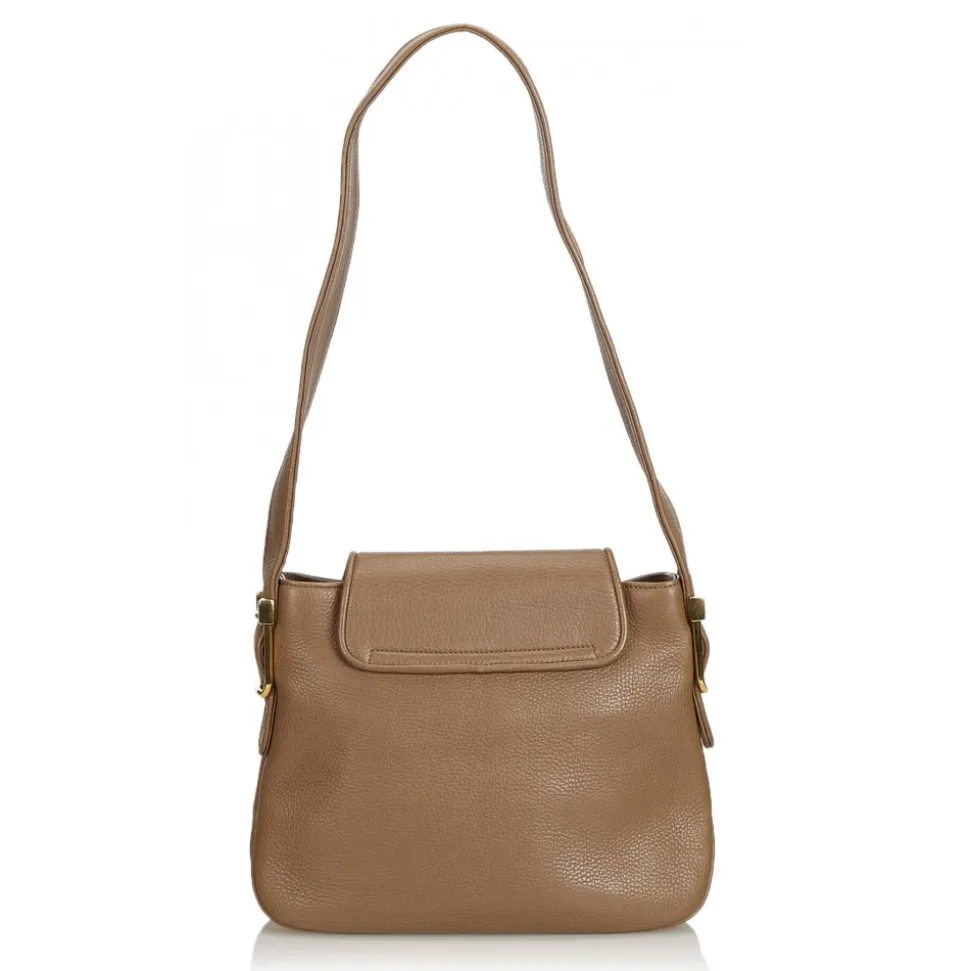 Gucci Vintage - 1973 Leather Shoulder Bag - Brown - Leather Handbag - Luxury High Quality - Avvenice