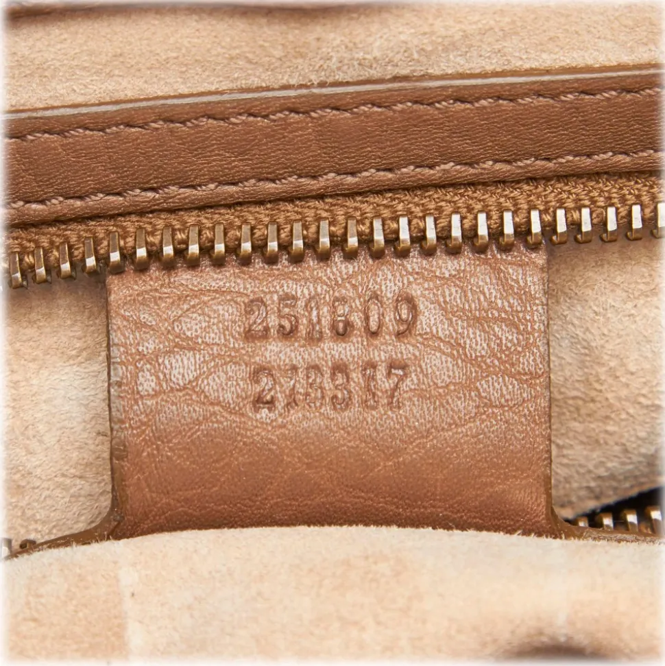 Gucci Vintage - 1973 Leather Shoulder Bag - Brown - Leather Handbag - Luxury High Quality - Avvenice