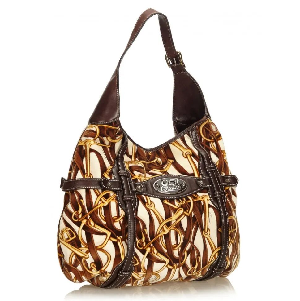 Gucci Vintage - 85 th Anniversary Hobo Bag - White - Leather Handbag - Luxury High Quality - Avvenice