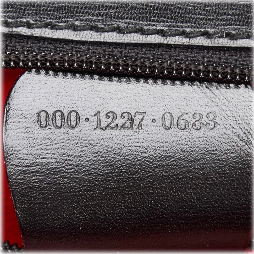 Gucci Vintage - Bamboo Leather Bag - Black - Leather Handbag - Luxury High Quality - Avvenice