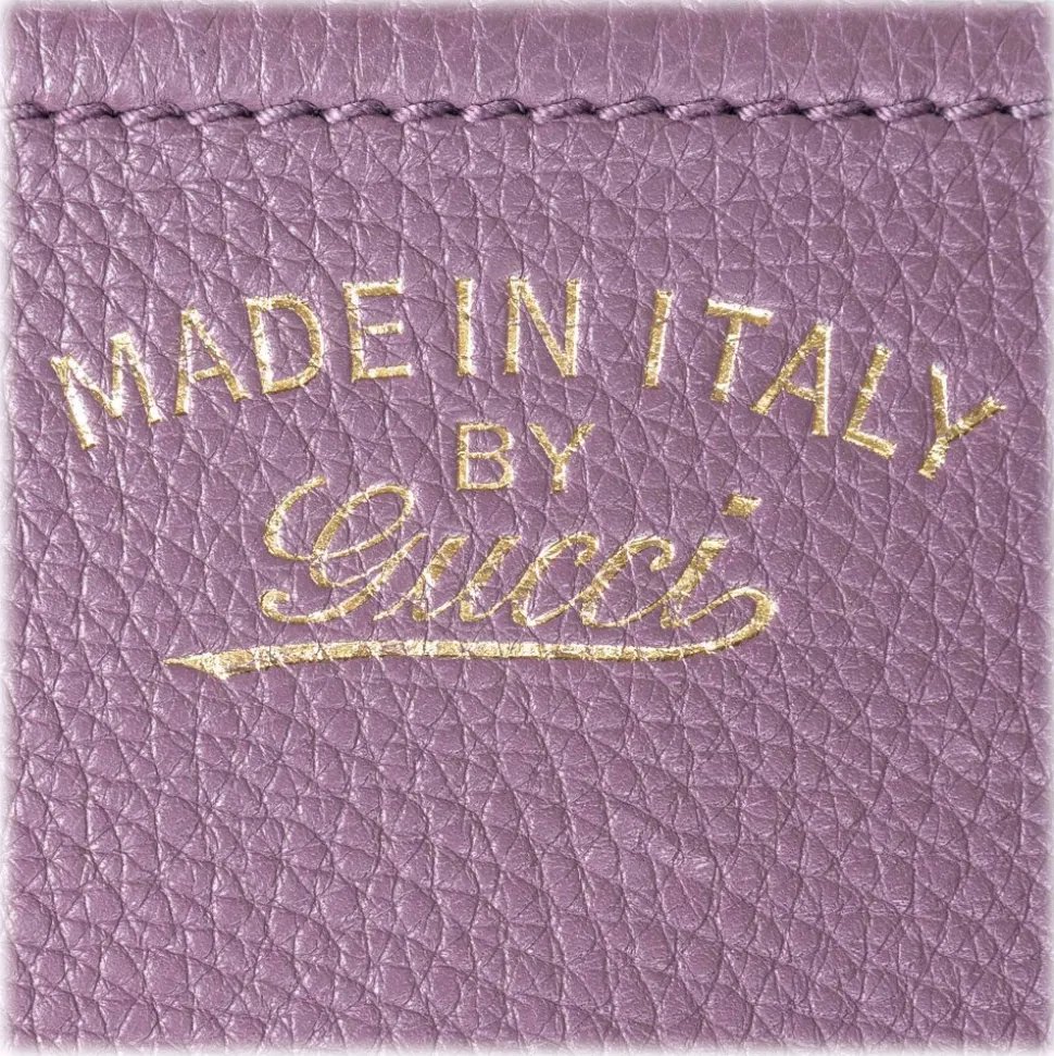 Gucci Vintage - Bamboo Leather Shopper Bag - Purple - Leather Handbag - Luxury High Quality - Avvenice