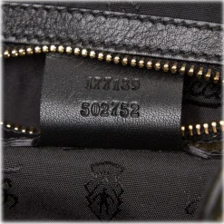 Gucci Vintage - Bamboo Patent Leather Indy Satchel Bag - Black - Leather Handbag - Luxury High Quality - Avvenice