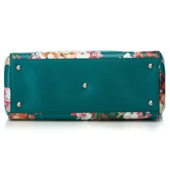 Gucci Vintage - Blooms Bamboo Shopper Bag - Green - Leather Handbag - Luxury High Quality - Avvenice