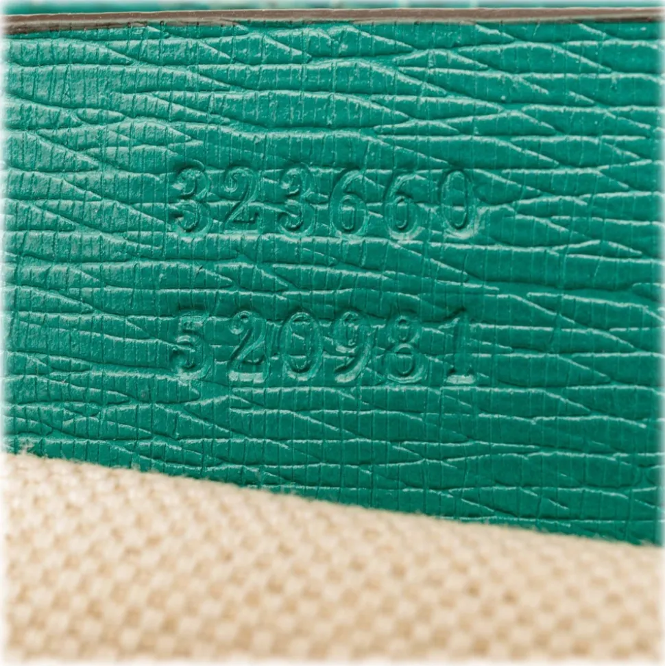 Gucci Vintage - Blooms Bamboo Shopper Bag - Green - Leather Handbag - Luxury High Quality - Avvenice