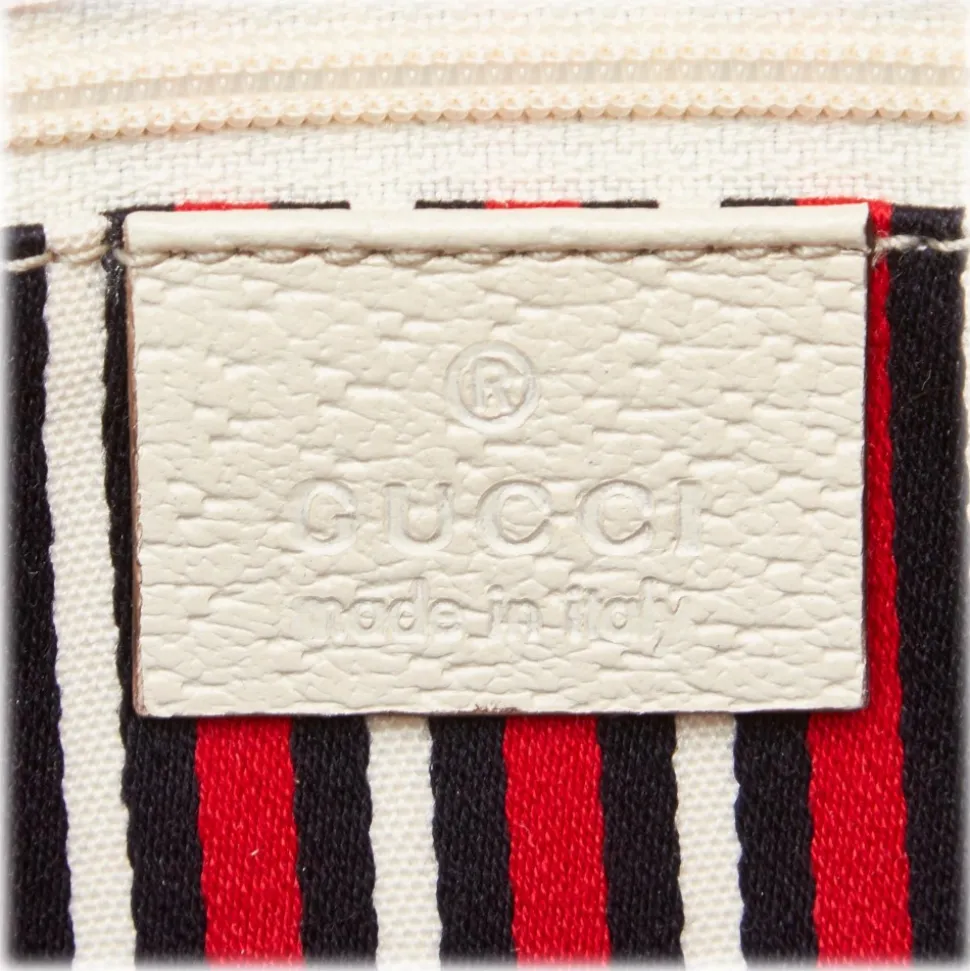 Gucci Vintage - Canvas Abbey Tote Bag - Blue - Leather Handbag - Luxury High Quality - Avvenice