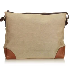 Gucci Vintage - Canvas Crossbody Bag - Brown - Leather Handbag - Luxury High Quality - Avvenice