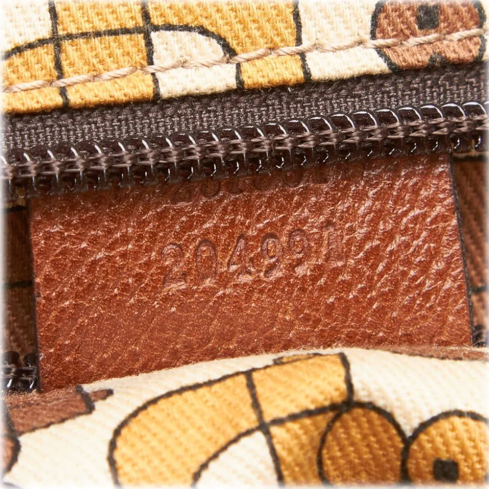 Gucci Vintage - Canvas Crossbody Bag - Brown - Leather Handbag - Luxury High Quality - Avvenice