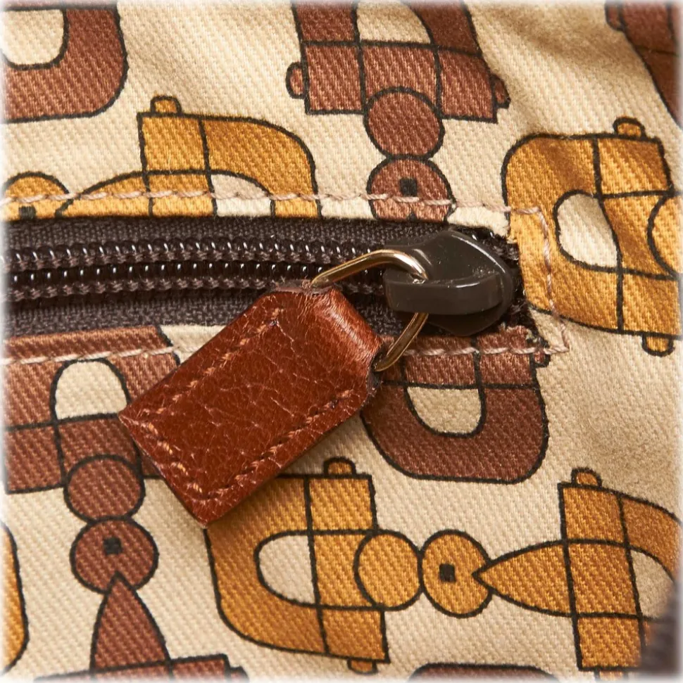 Gucci Vintage - Canvas Crossbody Bag - Brown - Leather Handbag - Luxury High Quality - Avvenice