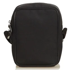 Gucci Vintage - Canvas Crossbody Bag - Black - Leather Handbag - Luxury High Quality - Avvenice