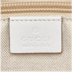 Gucci Vintage - Canvas Heartbeat Tote Bag - Blue - Leather Handbag - Luxury High Quality - Avvenice