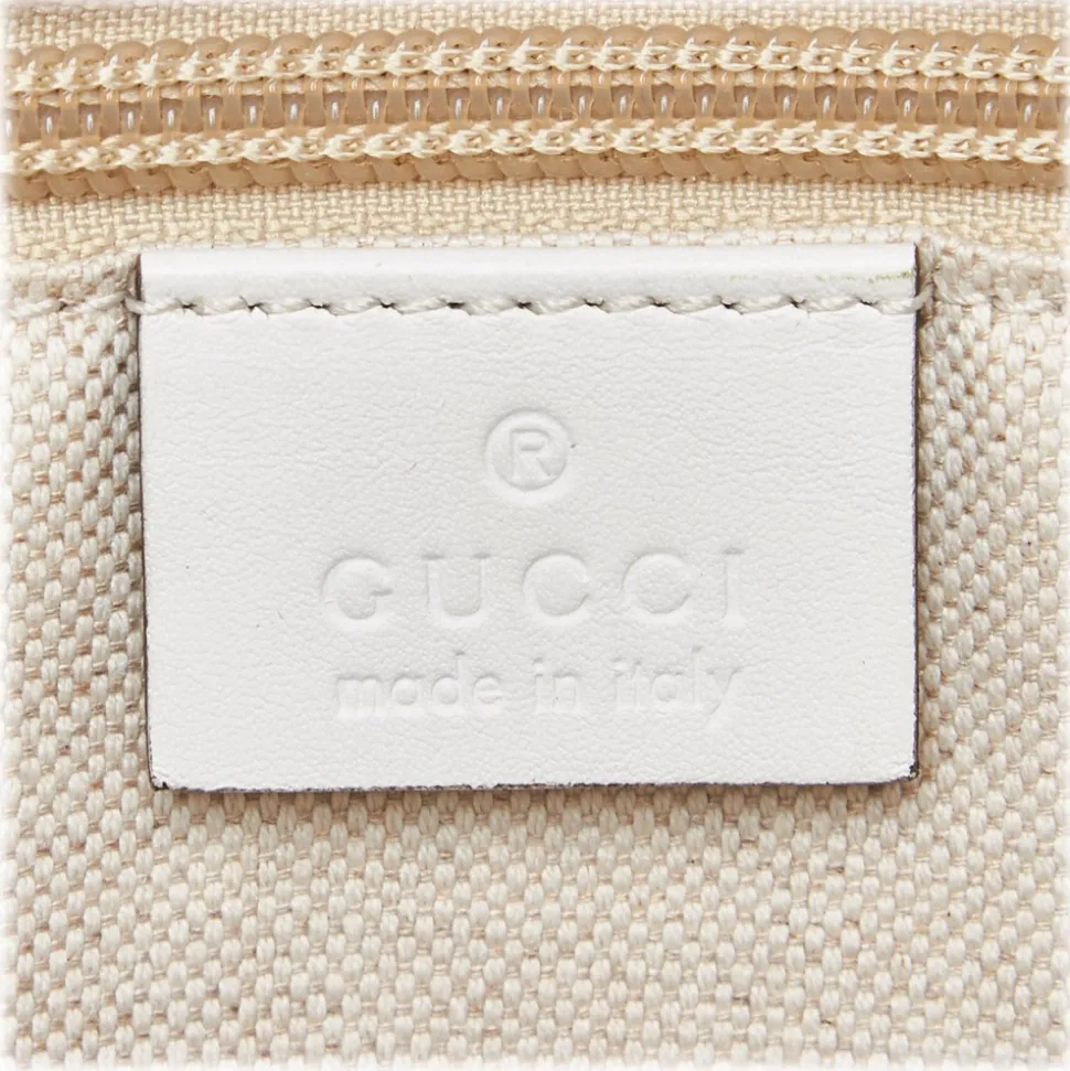 Gucci Vintage - Canvas Heartbeat Tote Bag - Blue - Leather Handbag - Luxury High Quality - Avvenice