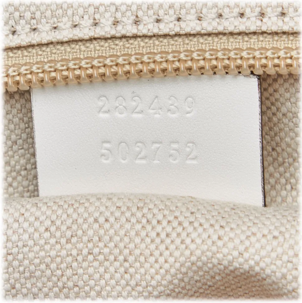 Gucci Vintage - Canvas Heartbeat Tote Bag - Blue - Leather Handbag - Luxury High Quality - Avvenice