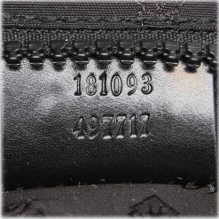 Gucci Vintage - Coated Canvas Crossbody Bag - Black - Leather Handbag - Luxury High Quality - Avvenice