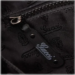 Gucci Vintage - Coated Canvas Crossbody Bag - Black - Leather Handbag - Luxury High Quality - Avvenice