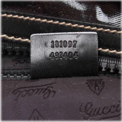 Gucci Vintage - Coated Canvas Travel Bag - Black - Leather Handbag - Luxury High Quality - Avvenice