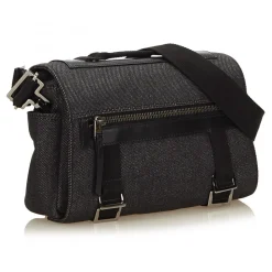 Gucci Vintage - Denim Camera Bag - Black - Leather Handbag - Luxury High Quality - Avvenice