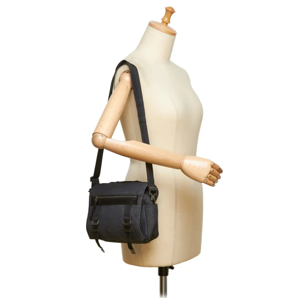 Gucci Vintage - Denim Camera Bag - Black - Leather Handbag - Luxury High Quality - Avvenice