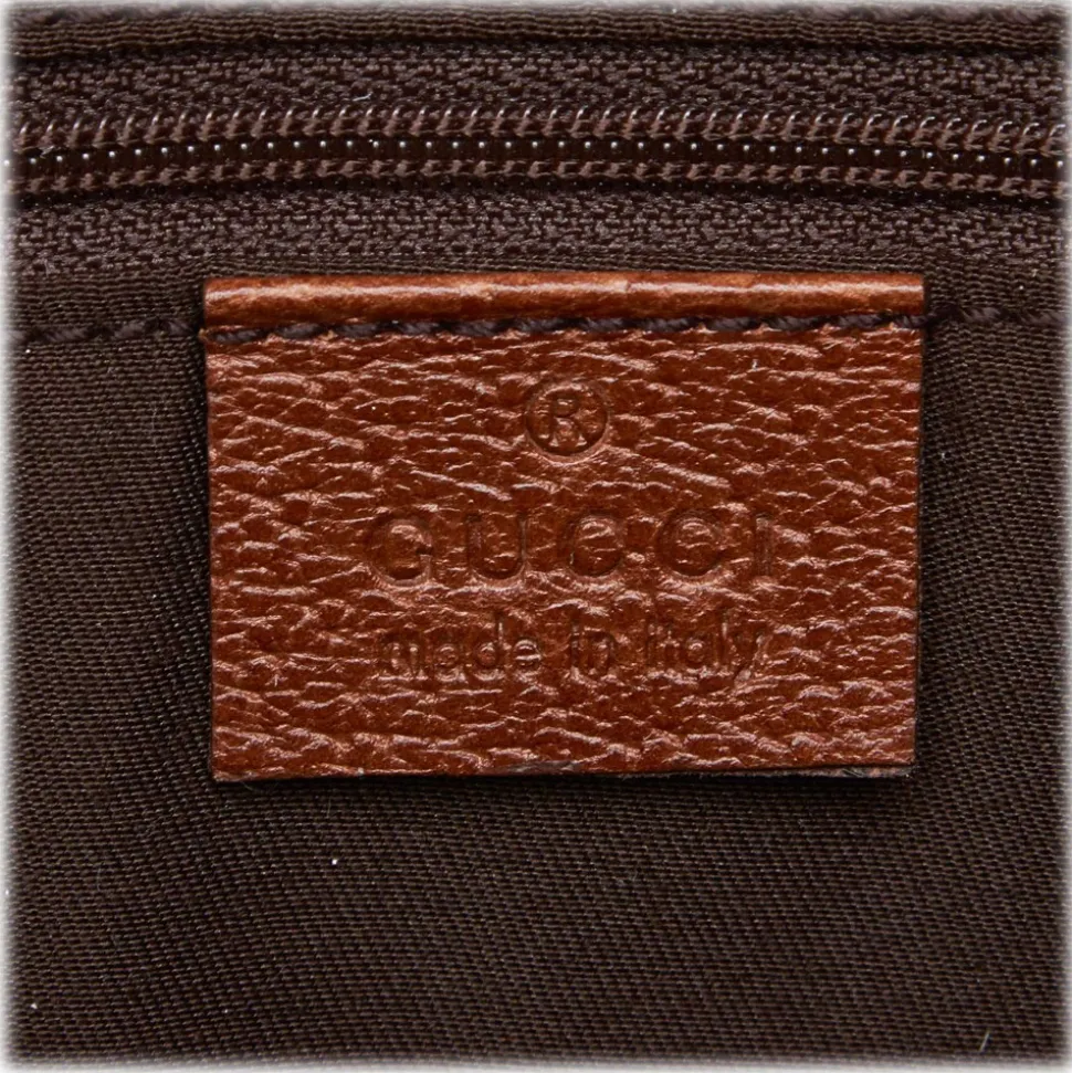 Gucci Vintage - Denim Tote Bag - Blue - Leather Handbag - Luxury High Quality - Avvenice