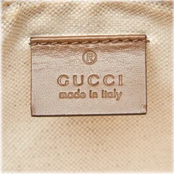 Gucci Vintage - Diamante Jacquard Tote Bag - Brown - Leather Handbag - Luxury High Quality - Avvenice