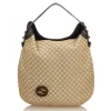 Gucci Vintage - Diamante Jacquard Hobo Bag - Brown - Leather Handbag - Luxury High Quality - Avvenice