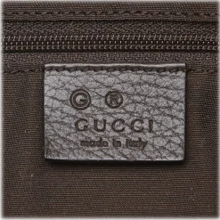 Gucci Vintage - Diamante Jacquard Hobo Bag - Brown - Leather Handbag - Luxury High Quality - Avvenice